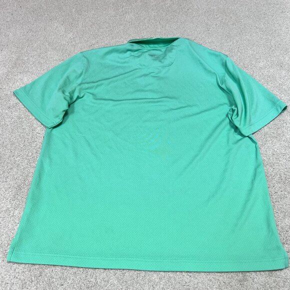Greg Norman Polo Men’s Green Short Sleeve Size Large - Picture 11 of 13